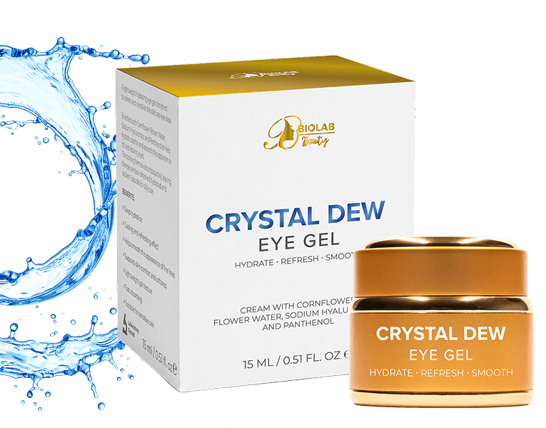 Crystal Dew Eye Gel – confezione e vasetto
