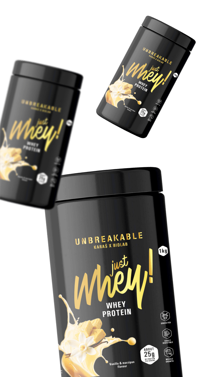 Unbreakable KARAŚ x BIOLAB Just Whey!