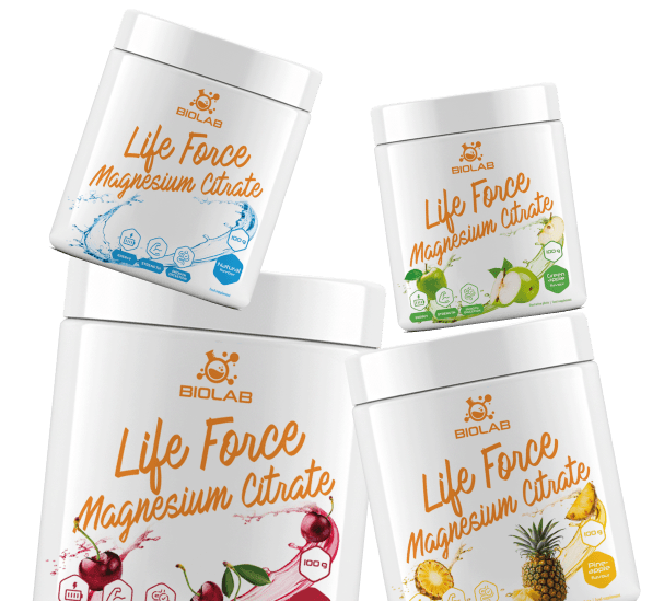 Life Force Magnesium Citrate Natural Apple Cherry Pineapple